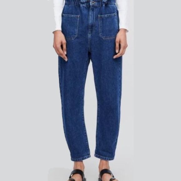 Zara Indigo Wide Leg Jeans - Picture 1 of 6